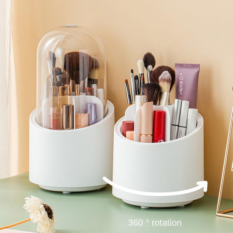 Boîte de Rangement Rotative pour Pinceaux de Maquillage