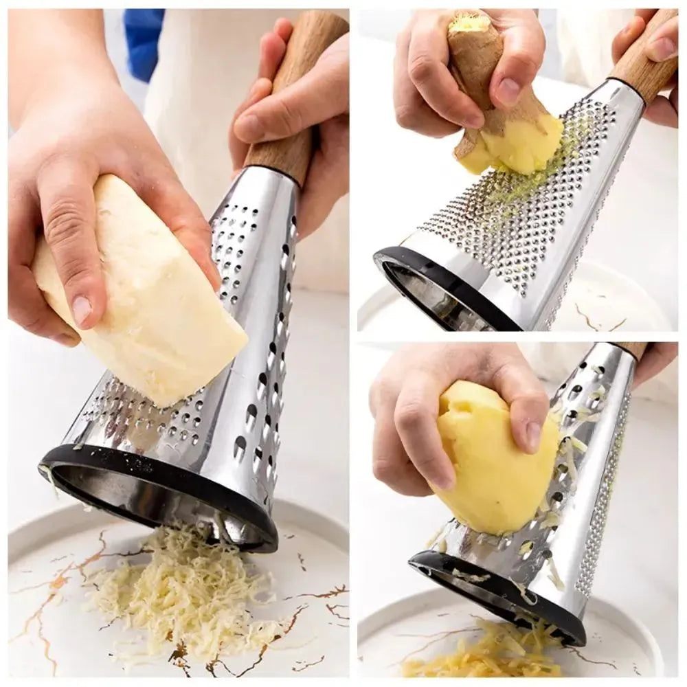 Râpe de Cuisine avec Poignée en Bois