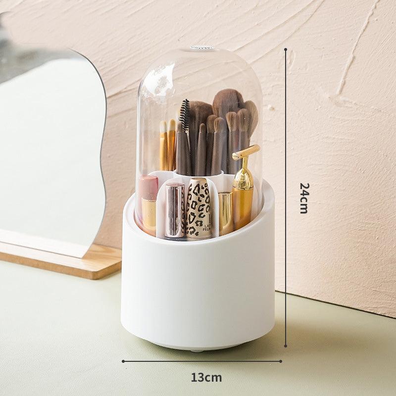 Boîte de Rangement Rotative pour Pinceaux de Maquillage