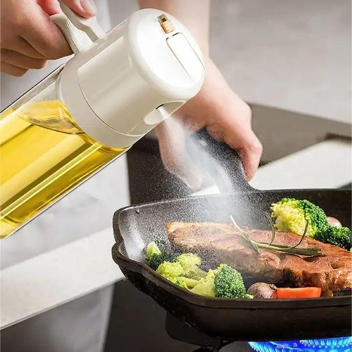 Distributeur d’Huile d’Olive 2-en-1 – 550 ml