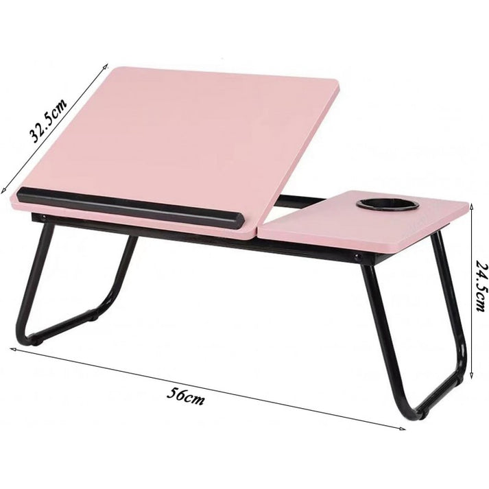 Bureau Portable pour Lit – Table Pliante avec 5 Angles Réglables