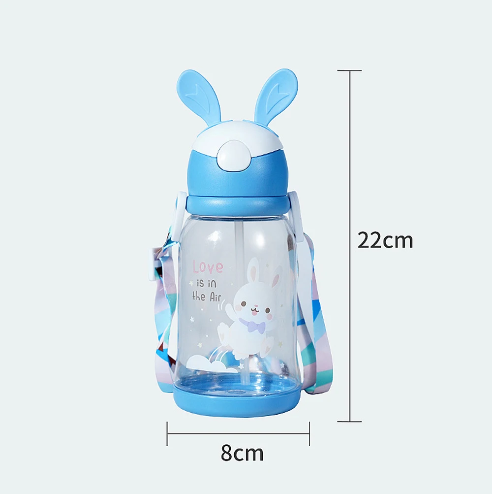 Gobelet d’Eau Enfant 600 ml avec Paille