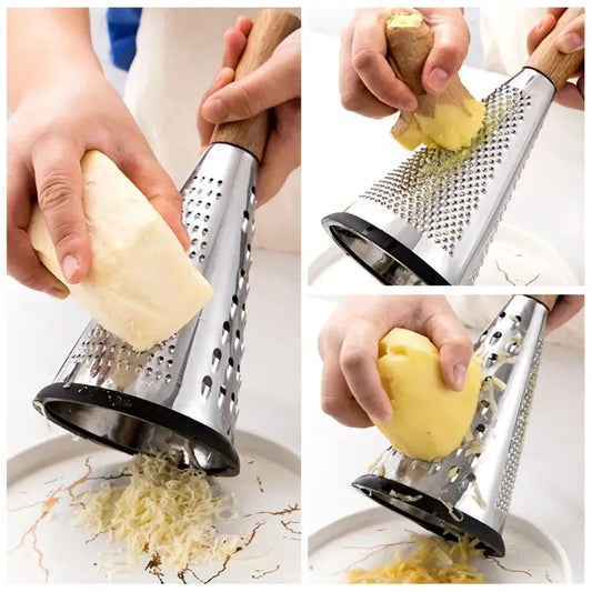 Râpe de Cuisine avec Poignée en Bois