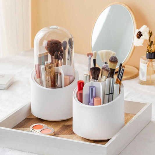 Boîte de Rangement Rotative pour Pinceaux de Maquillage