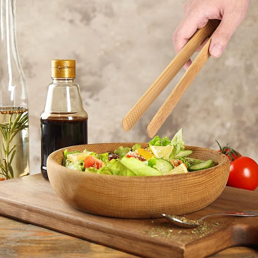 Pince à Salade en Bambou