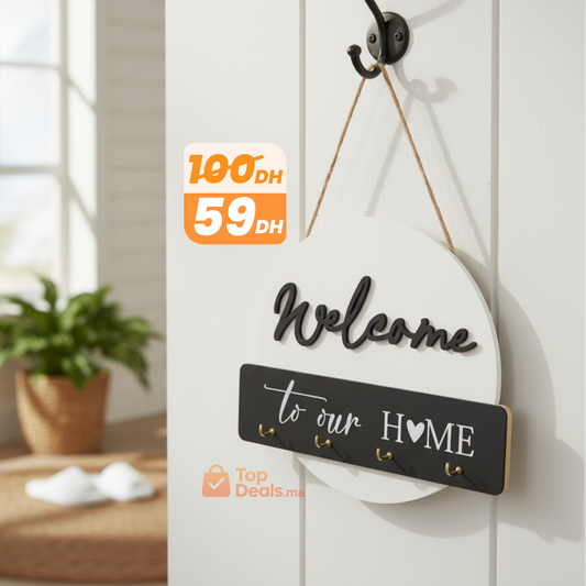 Planche Murale "Welcome to Our Home"